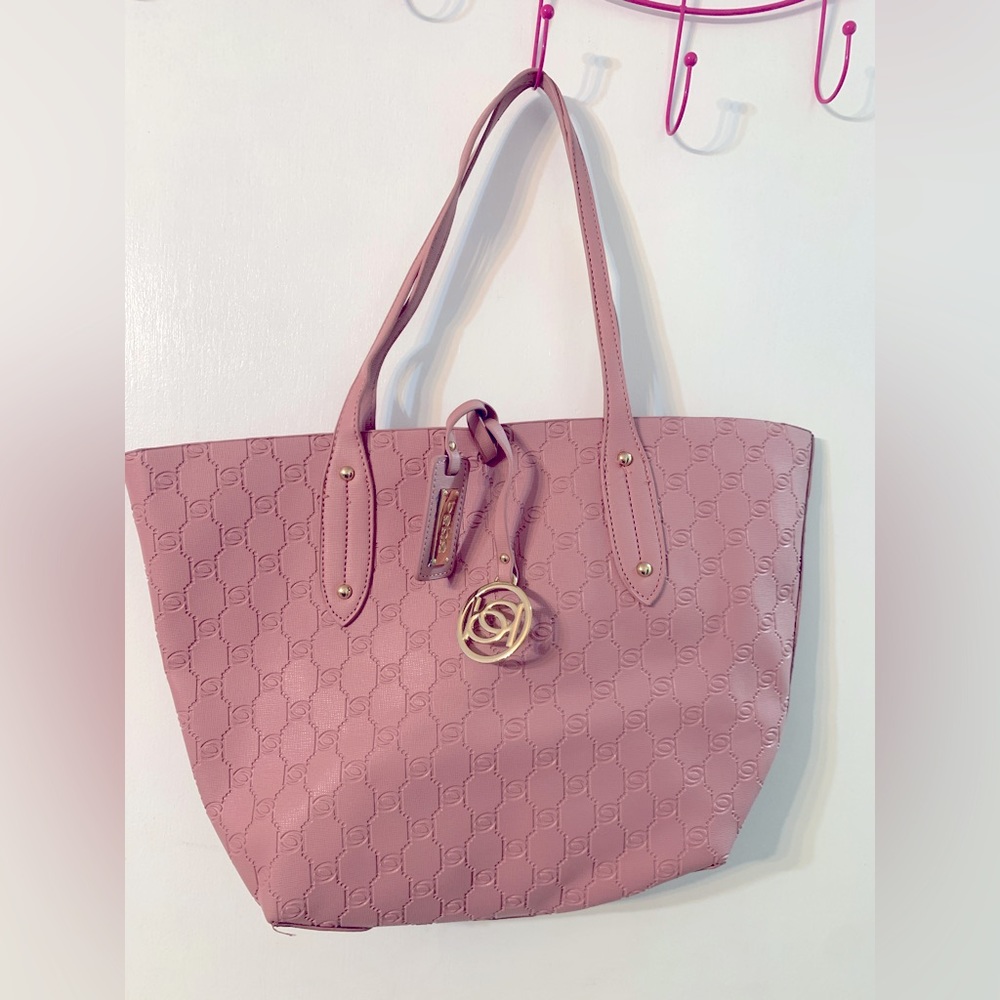 Bebe tote and wristlet